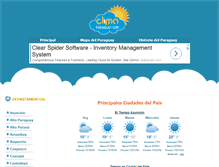 Tablet Screenshot of climaparaguay.com